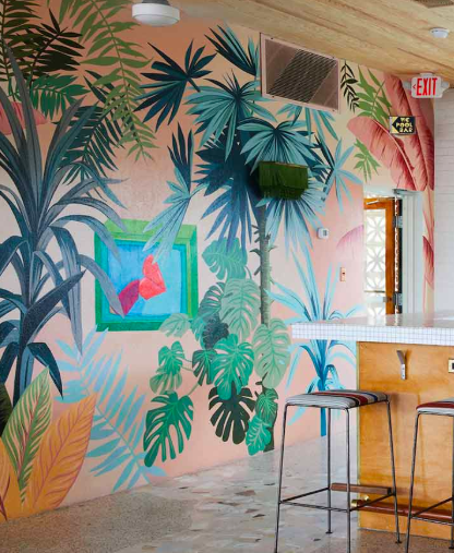 Caribbean Mural by Alexandra Kilburn